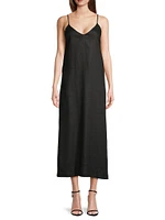 Reva Linen Midi Slipdress