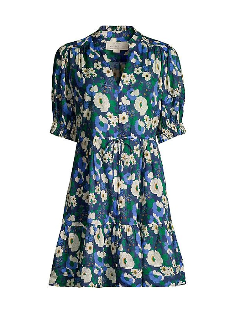 Phoebe Floral Cotton Minidress