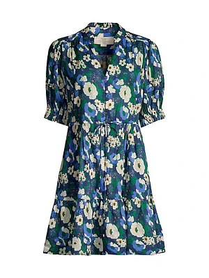 Phoebe Floral Cotton Minidress