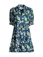 Phoebe Floral Cotton Minidress