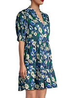 Phoebe Floral Cotton Minidress