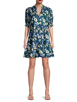 Phoebe Floral Cotton Minidress