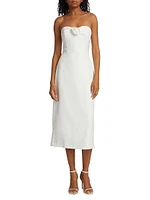 Leonor Crepe Midi-Dress