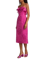 Cynthia Jacquard Midi-Dress