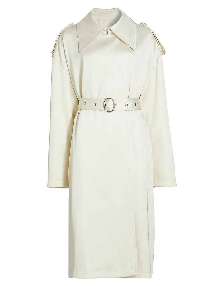 Oversized Belted Trench Coat