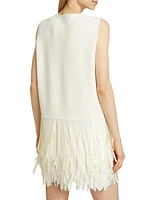 Fringe Knit Minidress