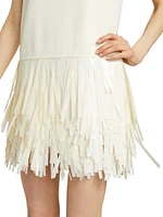 Fringe Knit Minidress