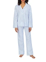 3D Stripe Long-Sleeve Pajama Set