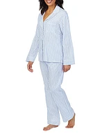 3D Stripe Long-Sleeve Pajama Set