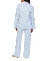 3D Stripe Long-Sleeve Pajama Set