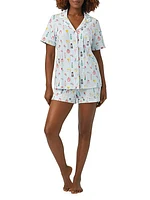 Wedding Party Boxer Short-Sleeve Pajama Set