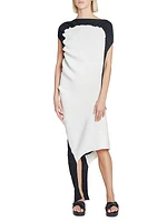 Aerate Asymmetric Midi dress