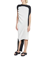 Aerate Asymmetric Midi dress