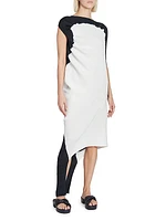 Aerate Asymmetric Midi dress