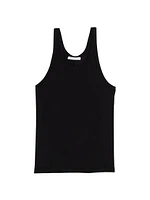 Cotton-Blend Scoop Tank