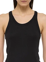 Cotton-Blend Scoop Tank