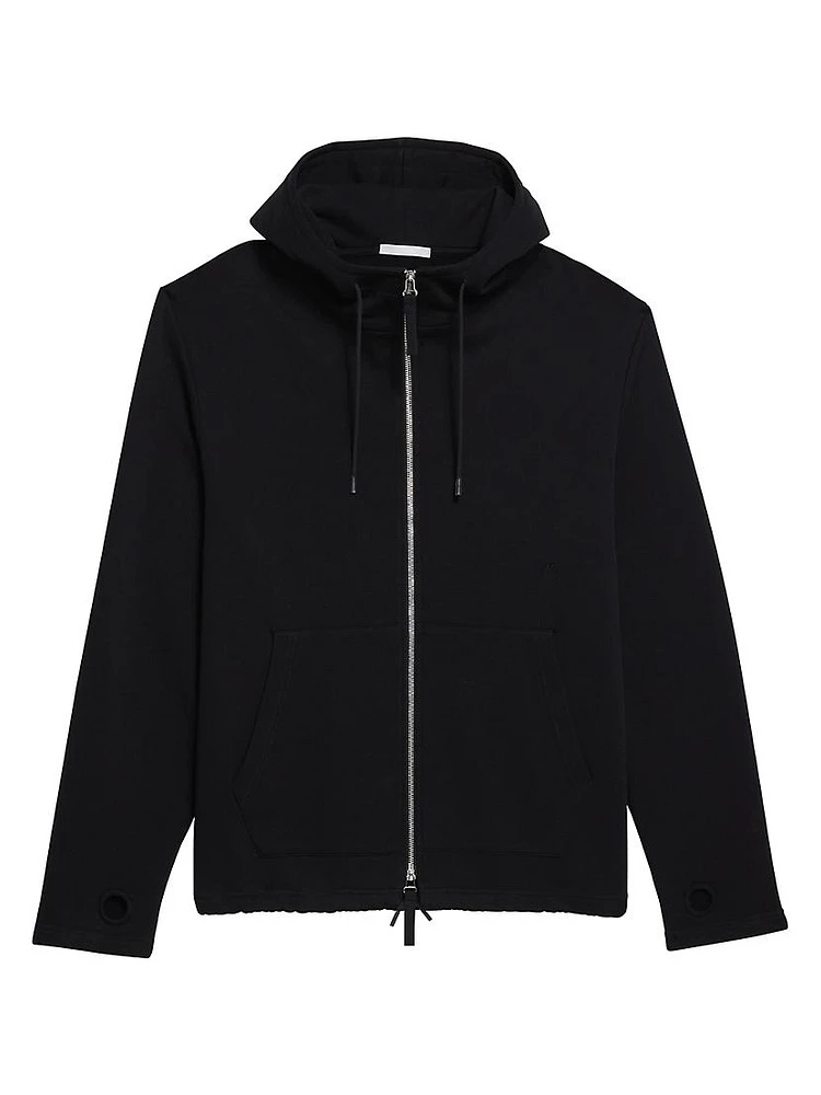 Cotton Oversized Zip Hoodie