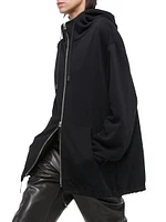 Cotton Oversized Zip Hoodie