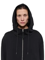 Cotton Oversized Zip Hoodie