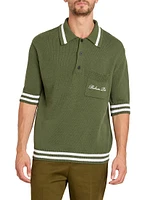 Logo Signature Knit Polo