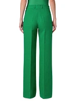 Florine Linen-Wool Pants