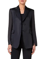 Taddeo Sheer Silk Jacket