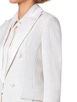 Lucia Sequin Tuxedo Jacket