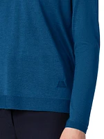 Cashmere-Silk V-Neck Sweater