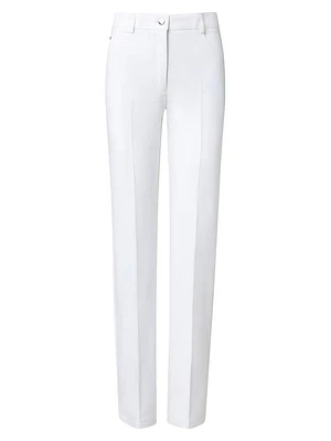 Meg Denim-Stretch Slim Pants