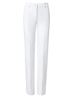 Meg Denim-Stretch Slim Pants