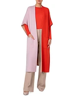 Two-Tone Cashmere Cape