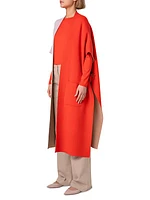 Two-Tone Cashmere Cape