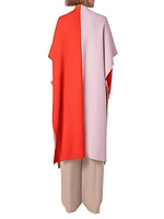 Two-Tone Cashmere Cape