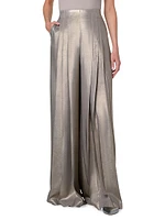 Miyuki Silk-Blend Wide-Leg Pants