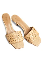 Dethalia Straw Sandals