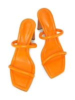 Ully 80MM Leather Sandals