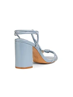 Kate High Block 90MM Leather Sandals