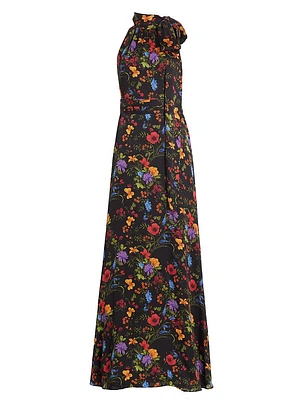 Kayla Floral Georgette Gown