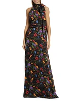 Kayla Floral Georgette Gown