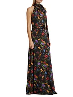 Kayla Floral Georgette Gown