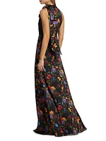 Kayla Floral Georgette Gown