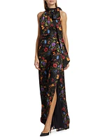 Kayla Floral Georgette Gown