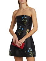 Alanna Floral Strapless Dress