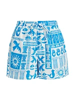 Acantha Drawstring Cotton Shorts