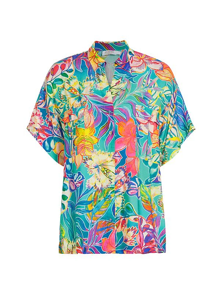 Helena Floral Camp Shirt