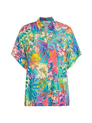 Helena Floral Camp Shirt