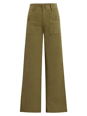 The Premium Cargo Wide-Leg Pants