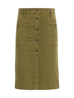 The Premium Cargo Midi-Skirt