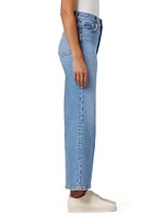 The Mia High-Rise Wide Ankle Jeans