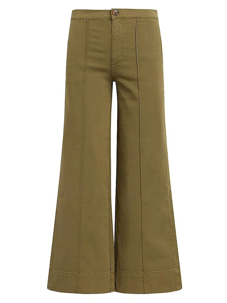 The Madison Wide-Leg Ankle Trousers